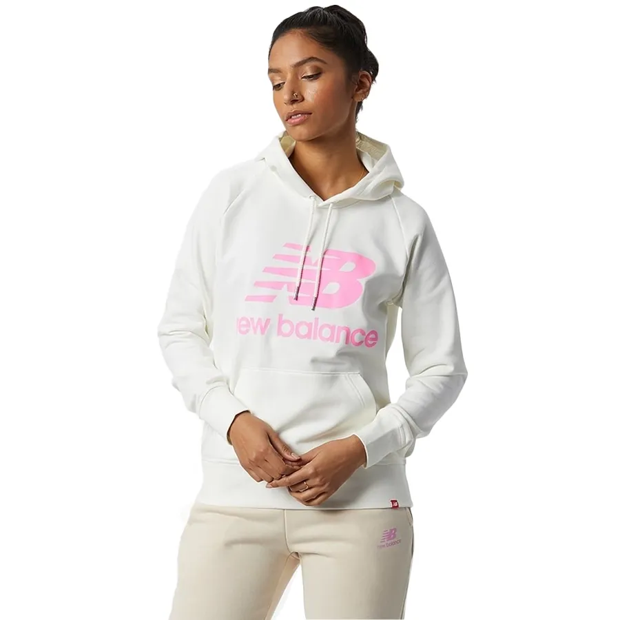 Imagen 0 de 2 de Buzo New Balance Essentials Pullover-NATURAL/ROSA