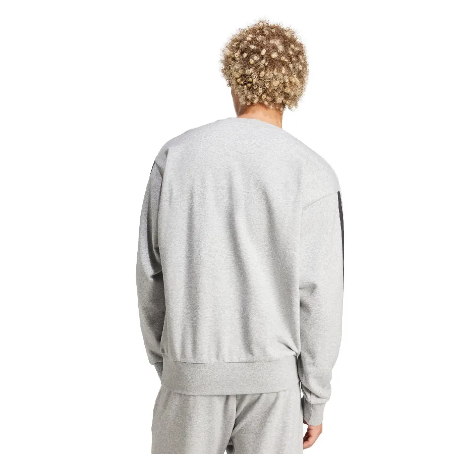 Imagen 2 de 5 de Buzo adidas Essentials 3 Tiras-GRIS/NEGRO