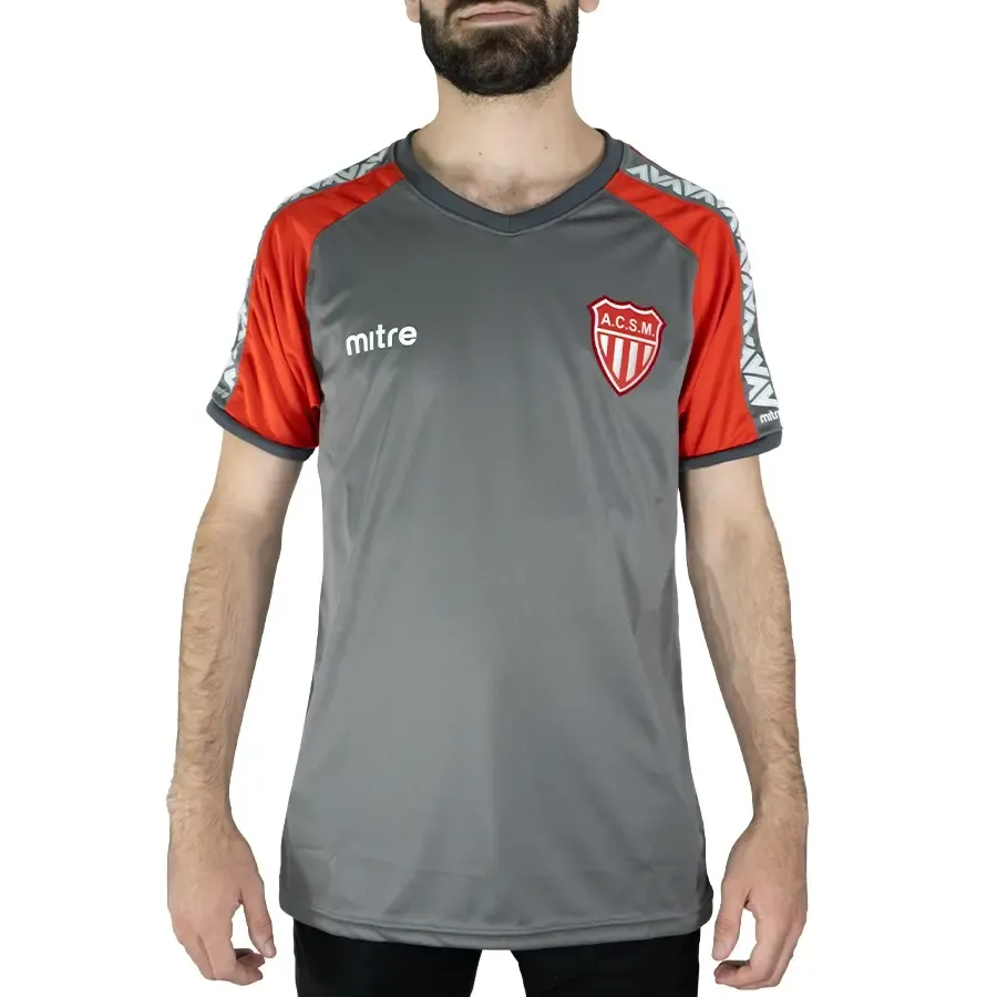 Imagen 0 de 4 de Remera Mitre Stricker San Martin Mza-GRIS/ROJO/BLANCO