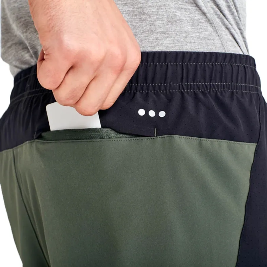 Imagen 3 de 4 de Shorts Saucony Outpace-VERDE MILITAR