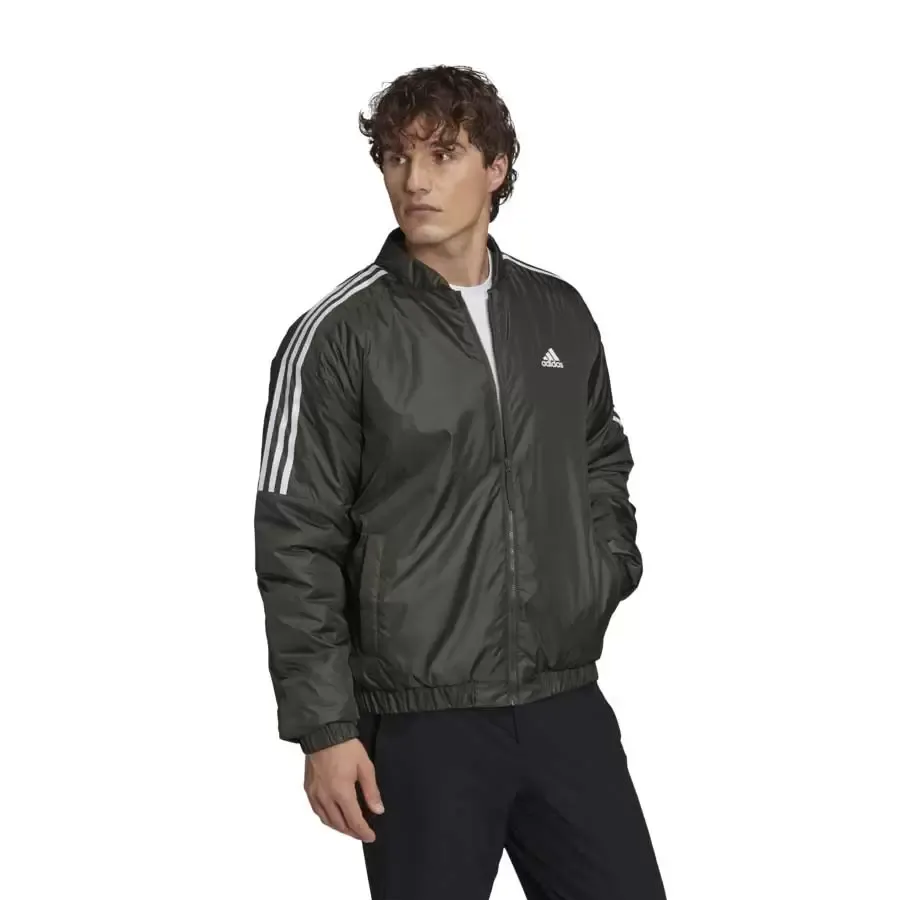 Imagen 4 de 6 de Campera adidas Essentials Insulated Bomber-VERDE