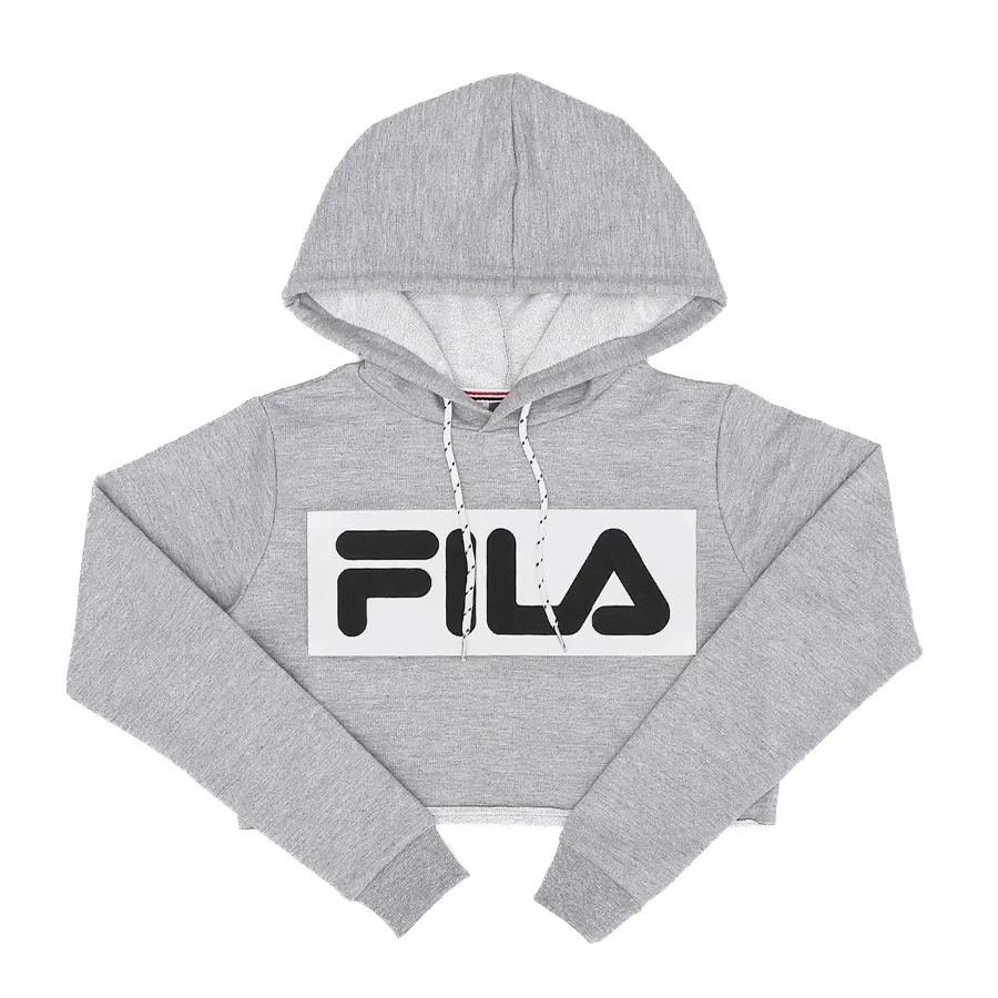Imagen 3 de 5 de Buzo Fila Crop Letter Box-GRIS