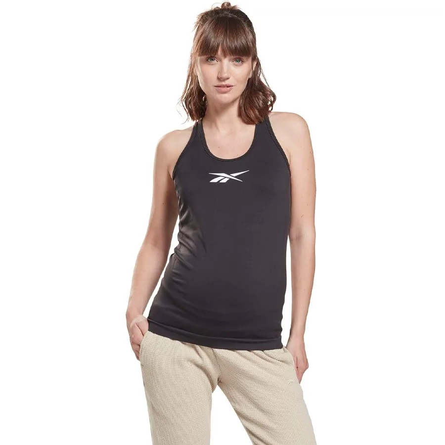 Imagen 1 de 4 de Musculosa Reebok Maternity Tank-NEGRO