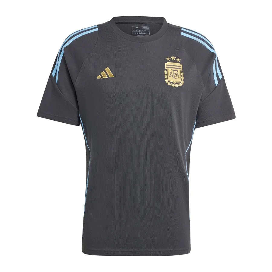 Imagen 1 de 5 de Remera adidas Argentina 24-GRIS/CELESTE