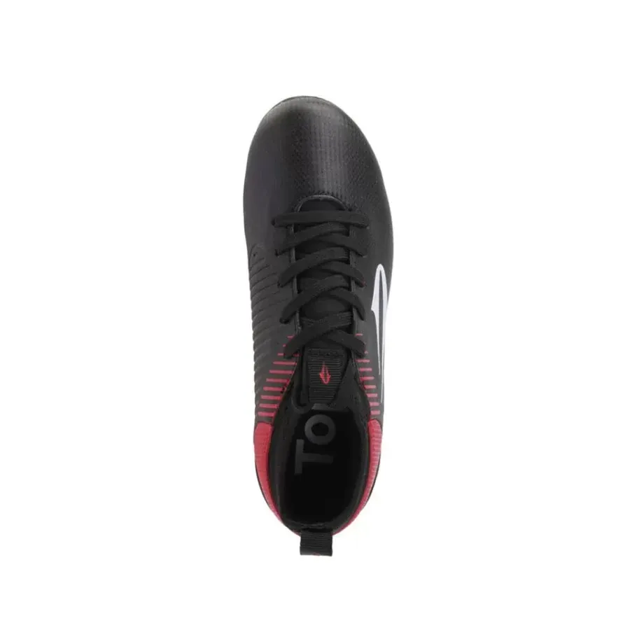 Imagen 1 de 4 de Botines Topper Stingray ll Kids Mach 5 Fg-NEGRO/ROJO