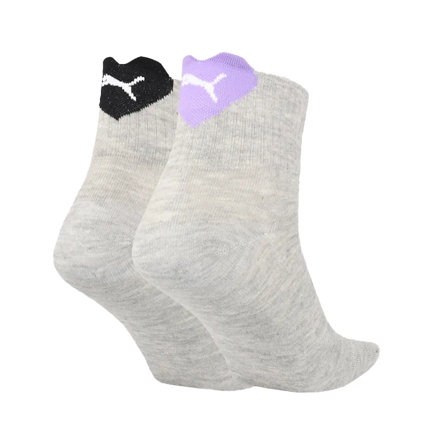 Imagen 1 de 2 de Medias Puma Heart Short Sock-GRIS