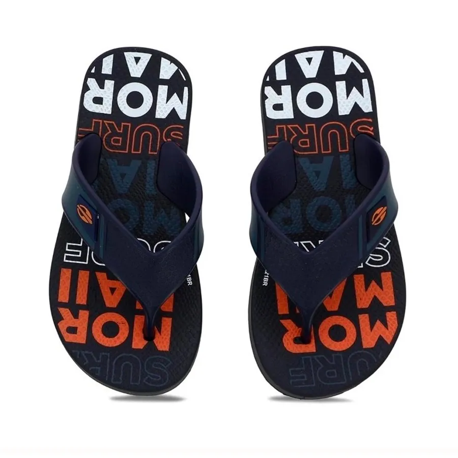 Imagen 1 de 3 de Ojotas Mormaii Neocycle Kids-NEGRO/NARANJA