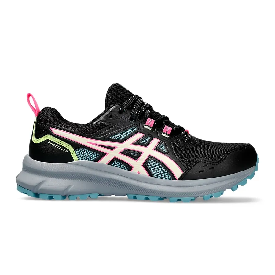 Imagen 0 de 6 de Zapatillas Asics Trail Scout 3-NEGRO/CELESTE/ROSA