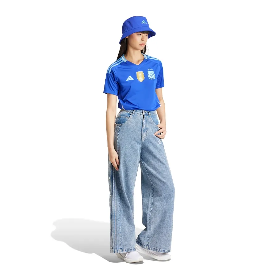 Imagen 4 de 8 de Camiseta adidas Afa Alternativa 24-AZUL/CELESTE