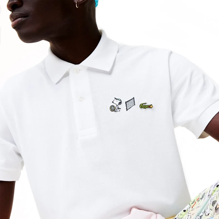 Imagen 2 de 3 de Remera Lacoste Polo Peanuts-BLANCO