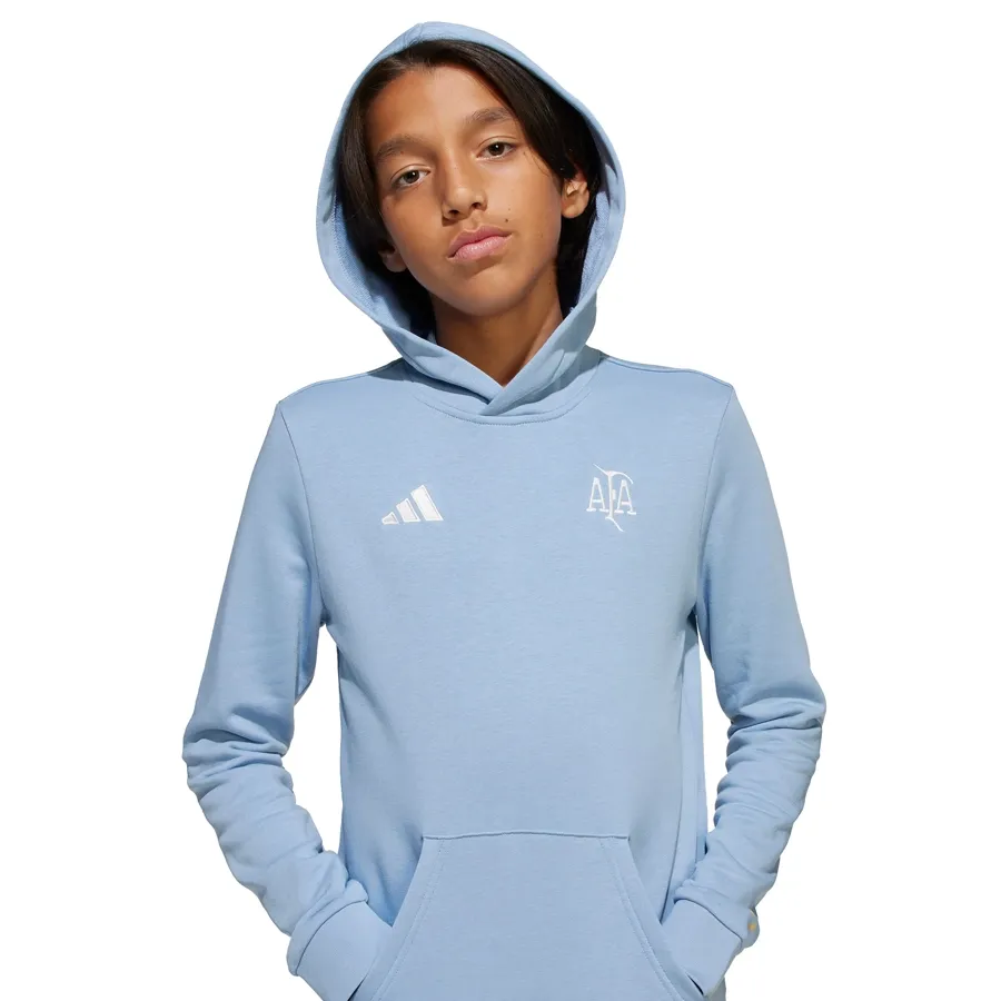 Imagen 3 de 5 de Buzo adidas con Aniversario 50 Años Afa-CELESTE