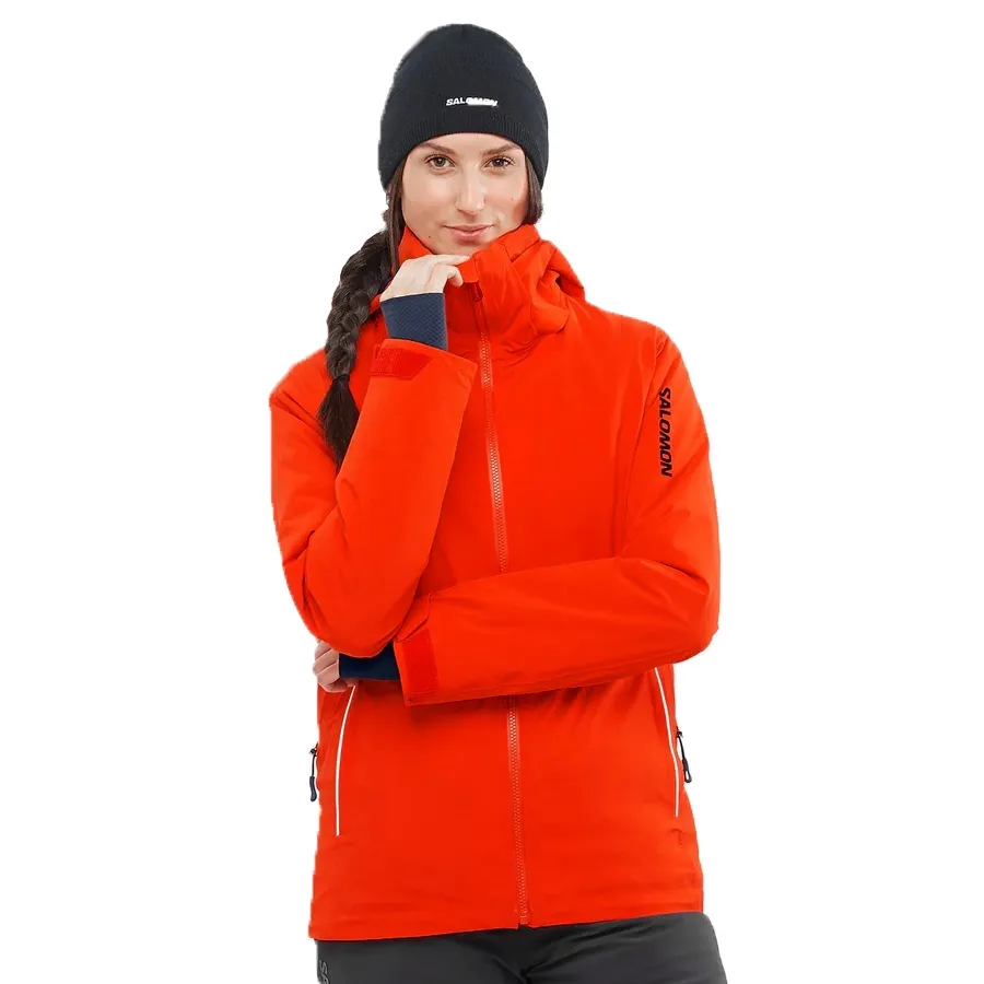 Imagen 3 de 7 de Campera Salomon Brilliant-NARANJA