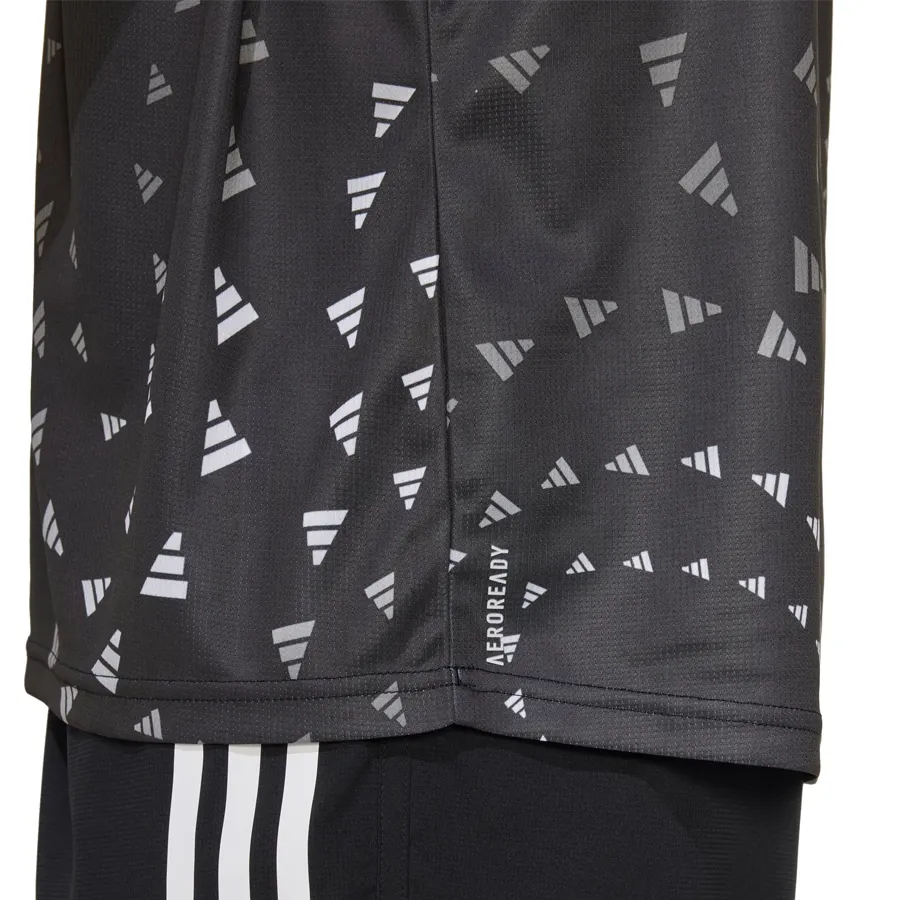 Imagen 3 de 5 de Remera adidas Run It Bl-BLANCO/NEGRO