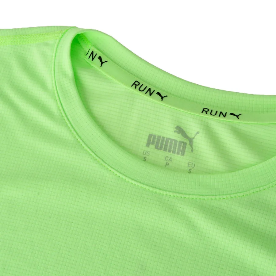 Imagen 2 de 4 de Remera Puma Run Favorites Velocity-VERDE FLUOR