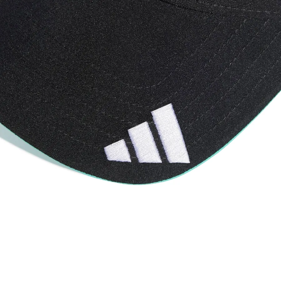 Imagen 3 de 4 de Gorra adidas de Piloto Mercedes-NEGRO/BLANCO/TURQUESA