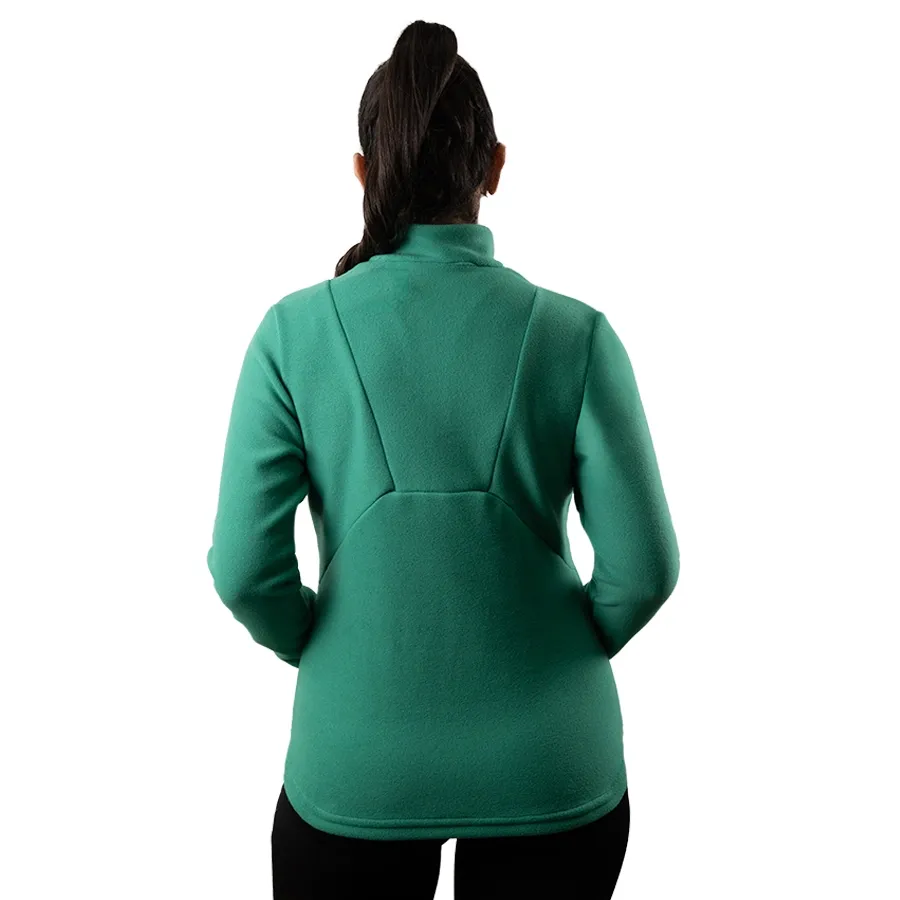 Imagen 3 de 5 de Buzo Kamp Micropolar Medio Cierre-VERDE