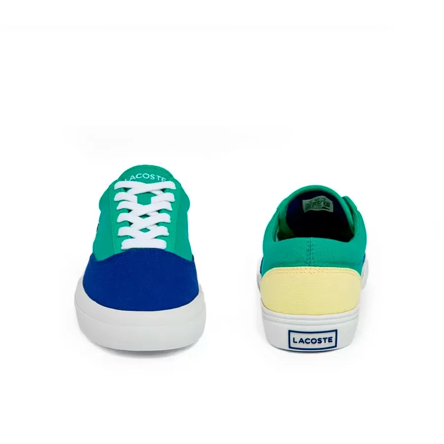Imagen 3 de 5 de Zapatillas Lacoste Jump Serve Lace-VERDE/AZUL/AMARILLO