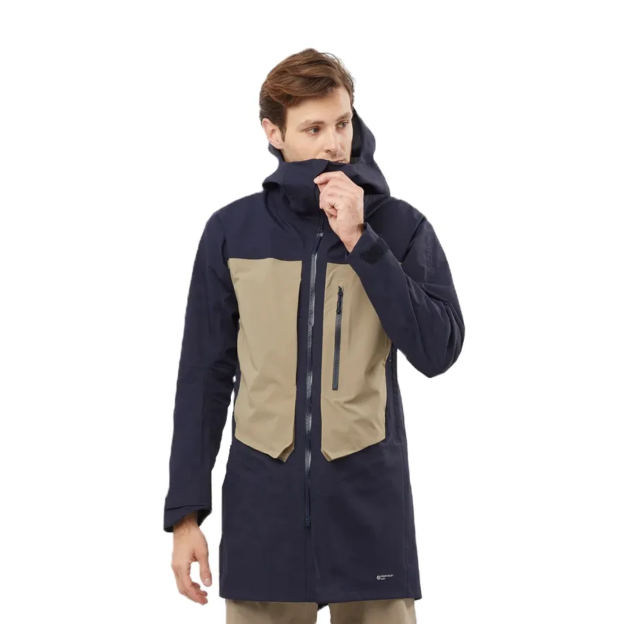 Imagen 6 de 11 de Campera Salomon Stance 3L Long-MARINO/BEIGE