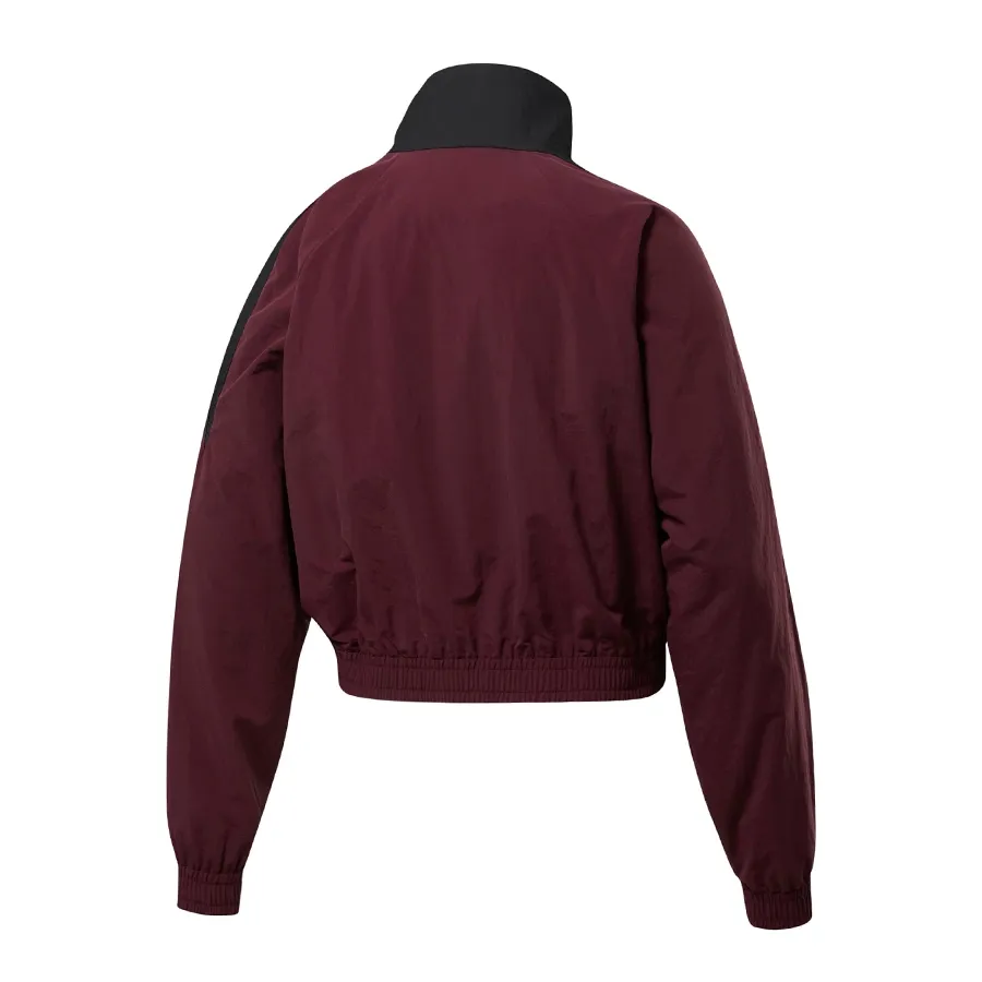 Imagen 1 de 7 de Campera Reebok Corta Classics Vector Cropped-BORDO/NEGRO