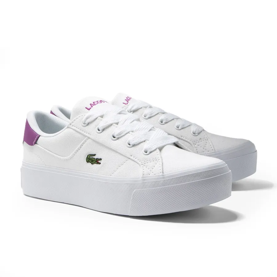 Imagen 1 de 6 de Zapatillas Lacoste Ziane Platform-BLANCO/PURPURA