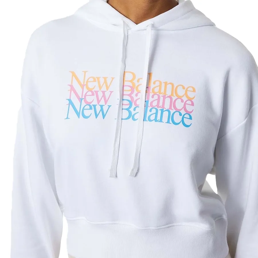 Imagen 2 de 5 de Buzo New Balance Essentials Celebrate Fleece-BLANCO