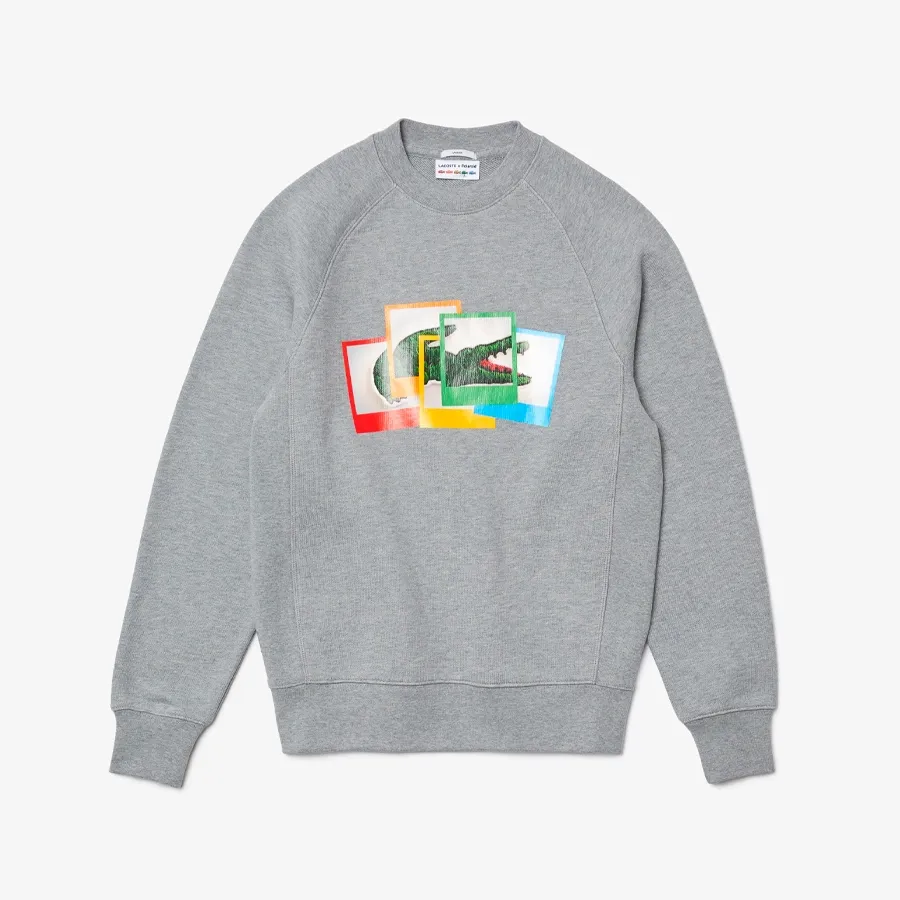 Imagen 2 de 4 de Buzo Lacoste Sweatshirt-GRIS