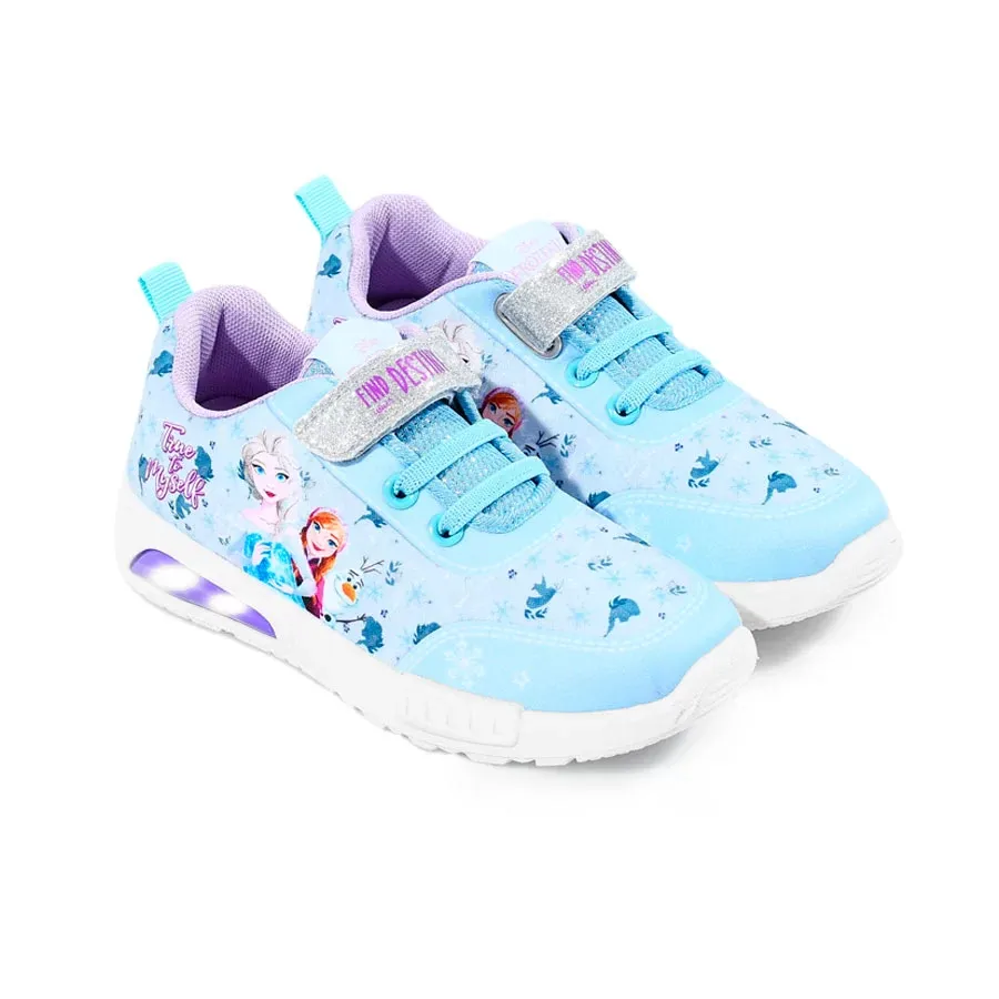 Imagen 1 de 4 de Zapatillas Footy Frozen C/luz-CELESTE/LILA