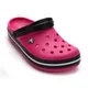 ojotas-crocs-crocband-FUCSIA/NEGRO
