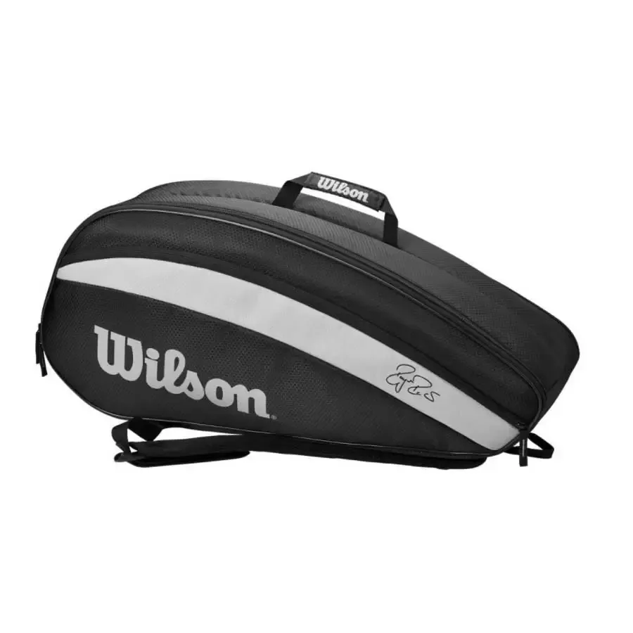 Imagen 0 de 3 de Raquetero Wilson Rf Team 12 Pk-NEGRO/GRIS