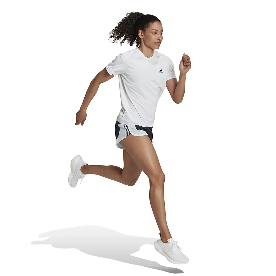 Imagen 3 de 6 de Shorts adidas Marathon 20 Colorblock-AMARILLO/MARINO