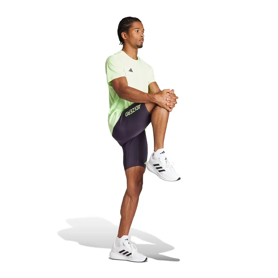 Imagen 2 de 7 de Remera adidas Adizero Essentials-VERDE FLUOR