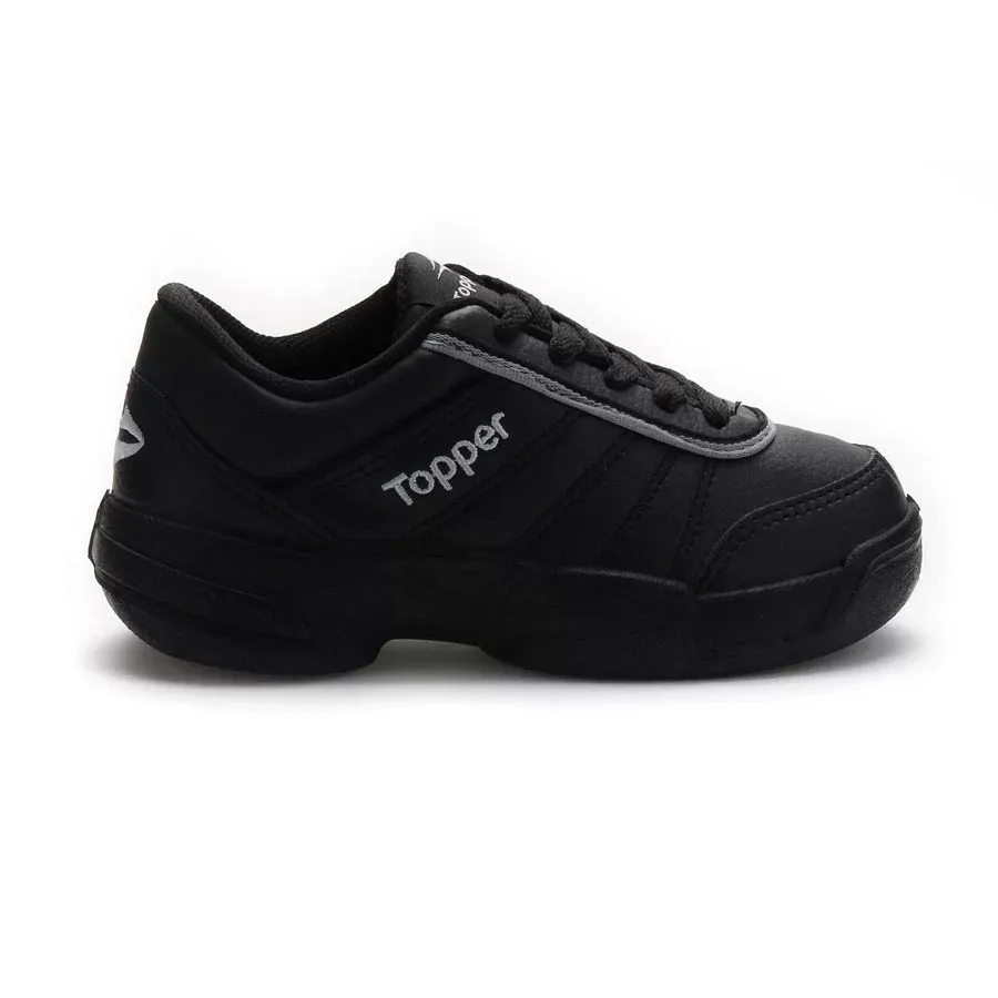 Imagen 0 de 5 de Zapatillas Topper Tie Break Ii Kids-NEGRO