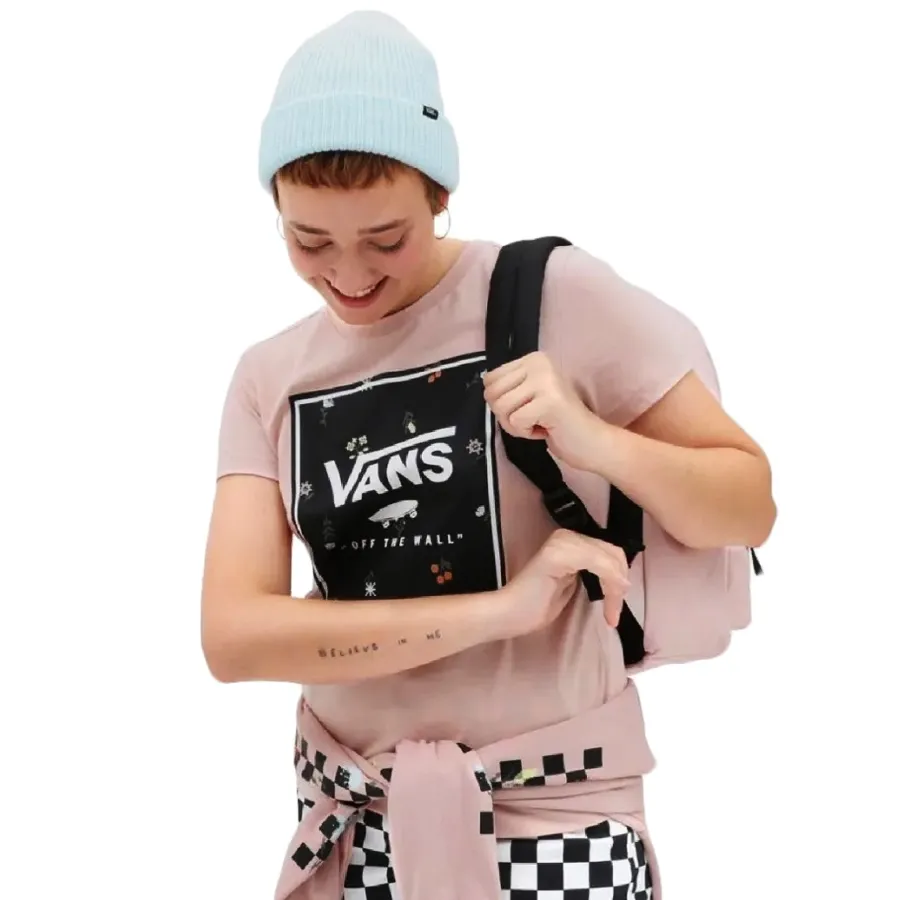 Imagen 2 de 4 de Remera Vans Micro Ditsy Box Fill-ROSA/NEGRO