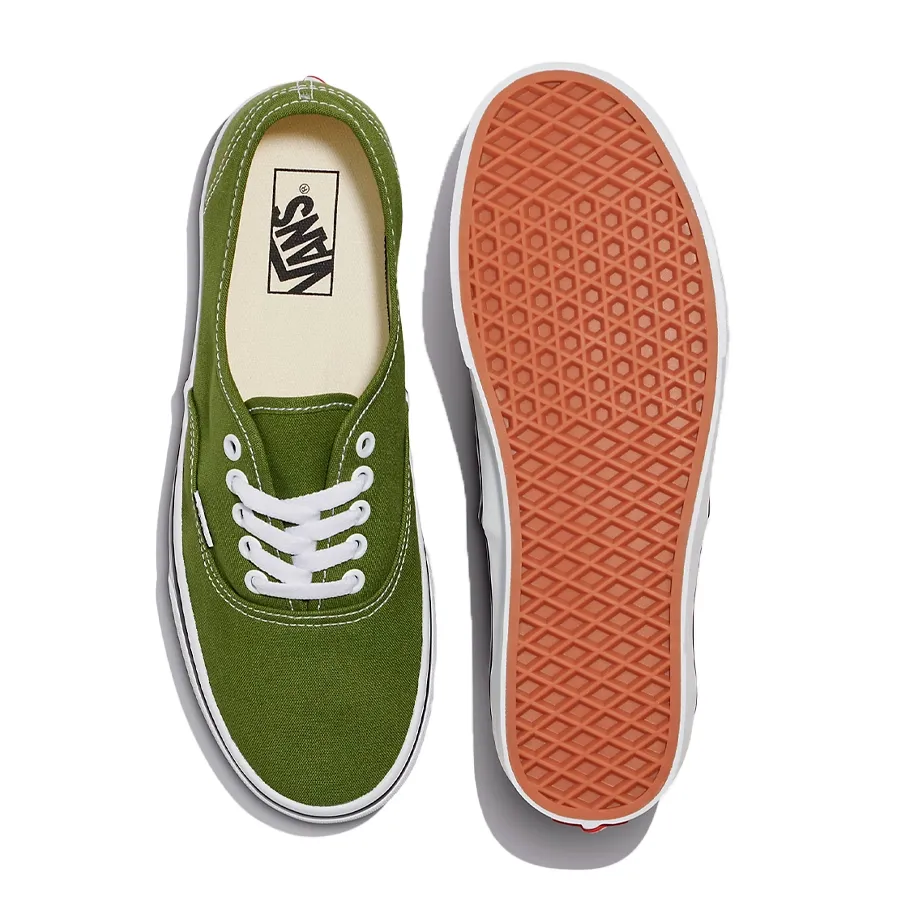 Imagen 3 de 5 de Zapatillas Vans U Authentic-VERDE OLIVA/BLANCO