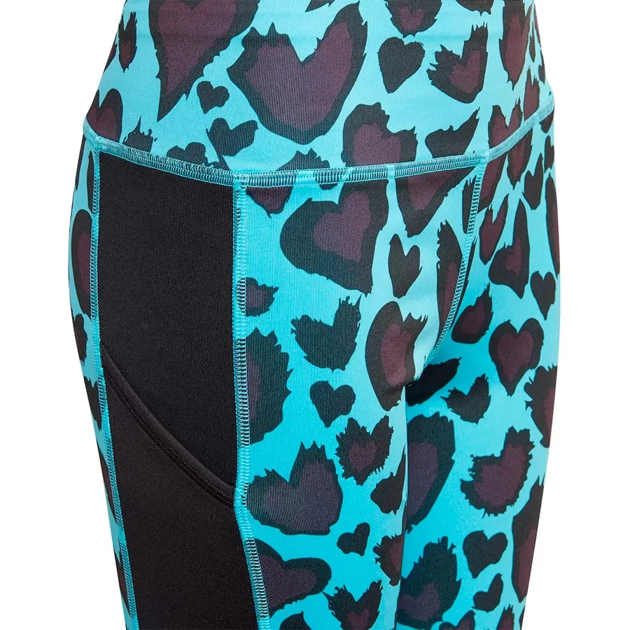 Imagen 3 de 4 de Calza adidas Aeroready-TURQUESA/NEGRO