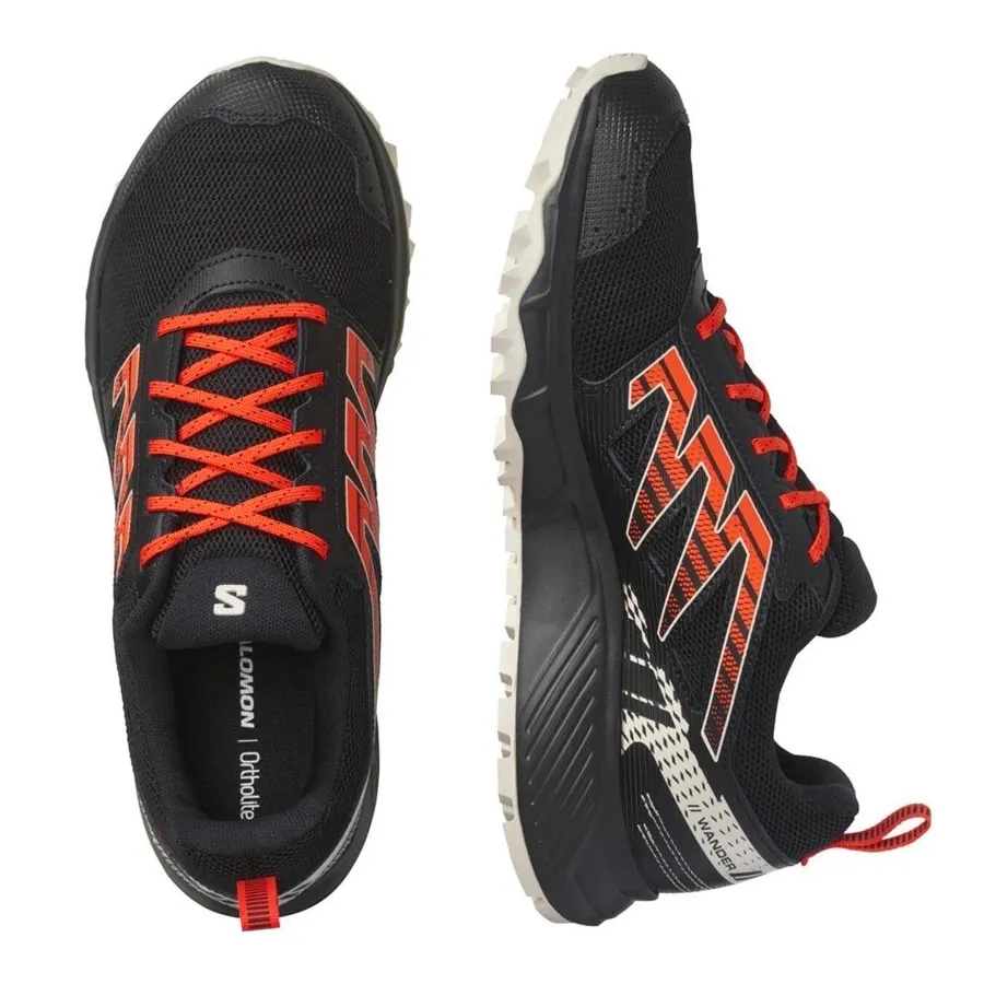 Imagen 2 de 6 de Zapatillas Salomon Wander-NEGRO/NARANJA