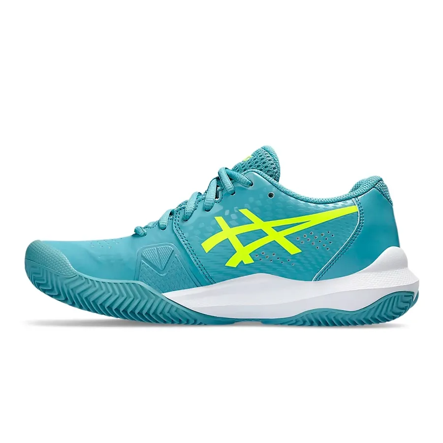 Imagen 2 de 7 de Zapatillas Asics Gel Challenger 14 Clay-VERDE AGUA/LIMA