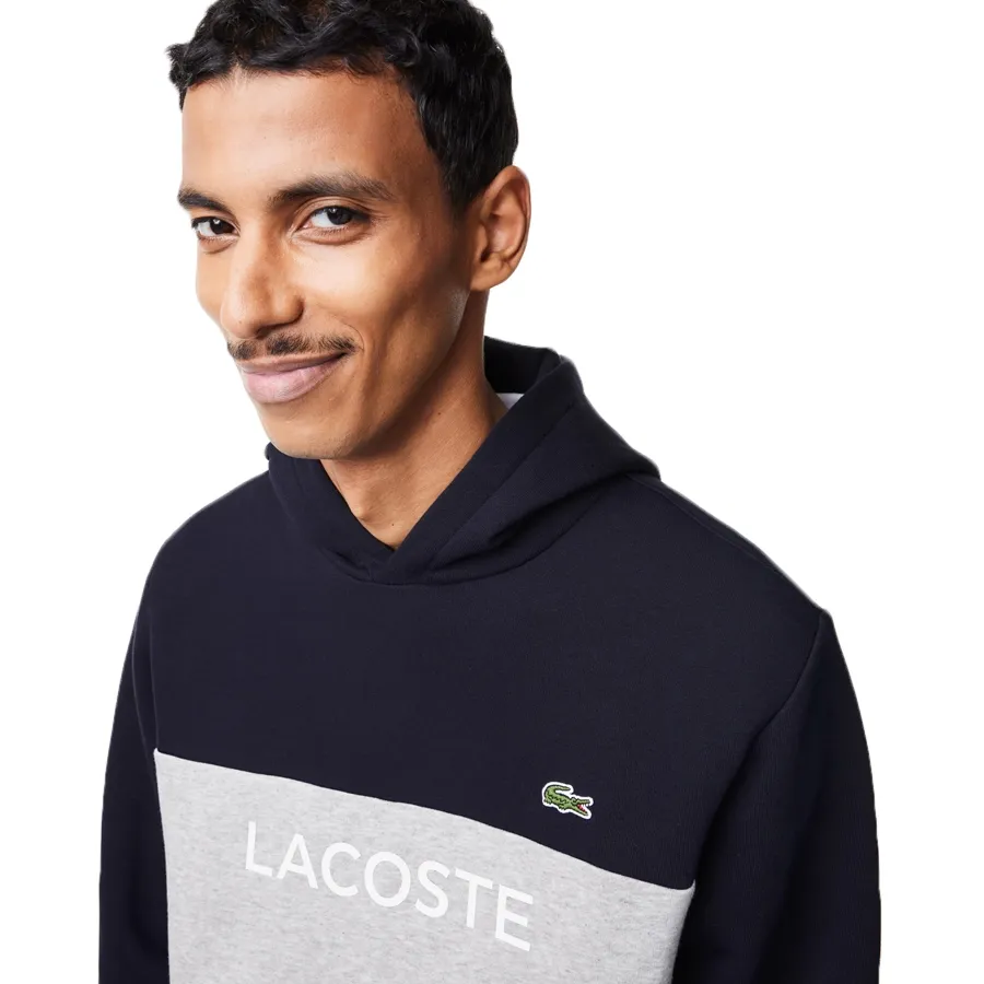 Imagen 4 de 7 de Buzo Lacoste -GRIS/NEGRO