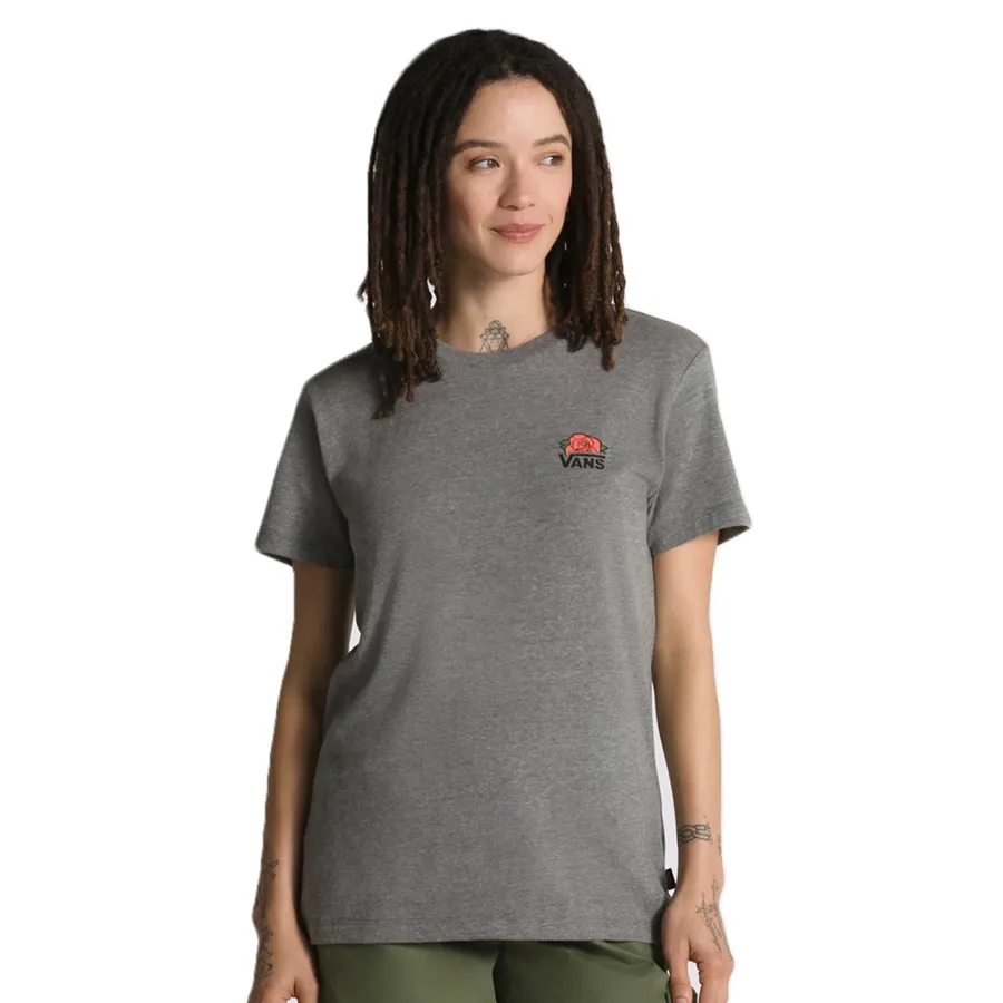 Imagen 2 de 6 de Remera Vans Triangle Rose-GRIS