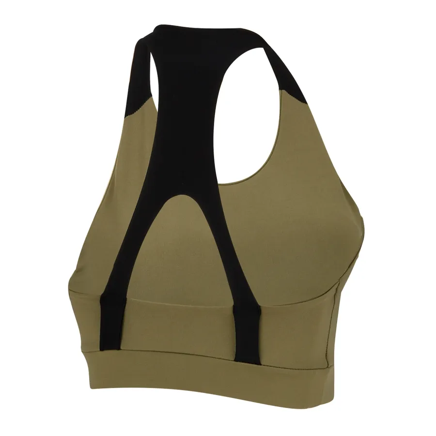 Imagen 3 de 4 de Top Asics Deportivo Back Aw22-VERDE MILITAR