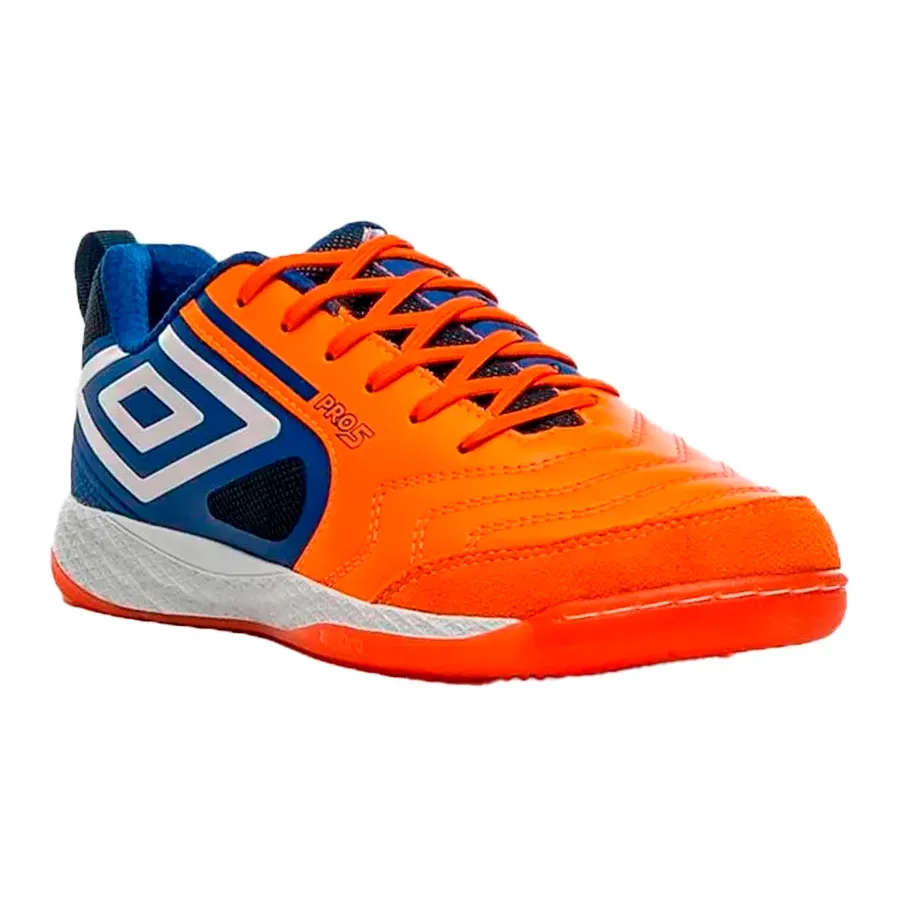 Imagen 1 de 5 de Botines Umbro Sala Pro 5 Bump-NARANJA/AZUL/BLANCO