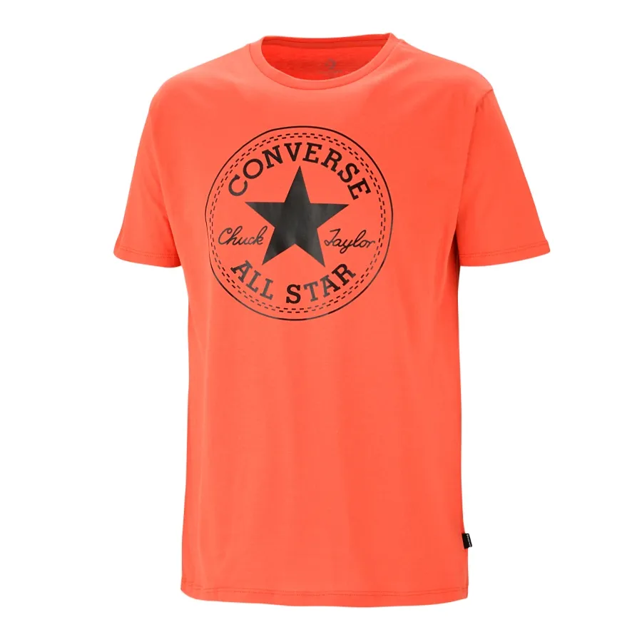 Imagen 0 de 2 de Remera Converse Patch-NARANJA/NEGRO
