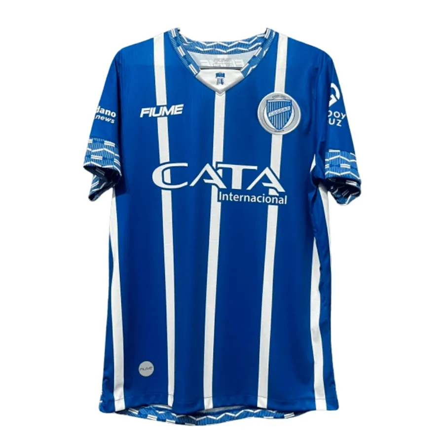 Imagen 0 de 4 de Camiseta Fiume Sport Oficial Godoy Cruz 25-AZUL/BLANCO