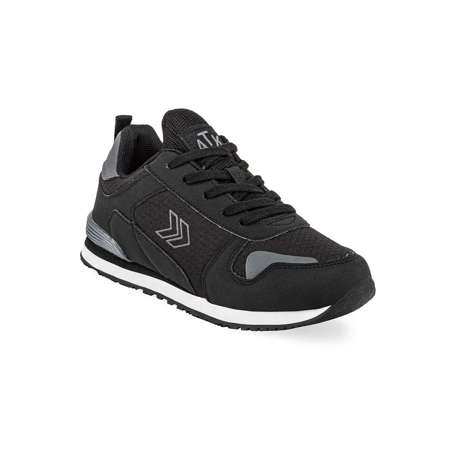 Imagen 1 de 5 de Zapatillas Atomik Casual Cordon Astra 23-NEGRO/GRIS