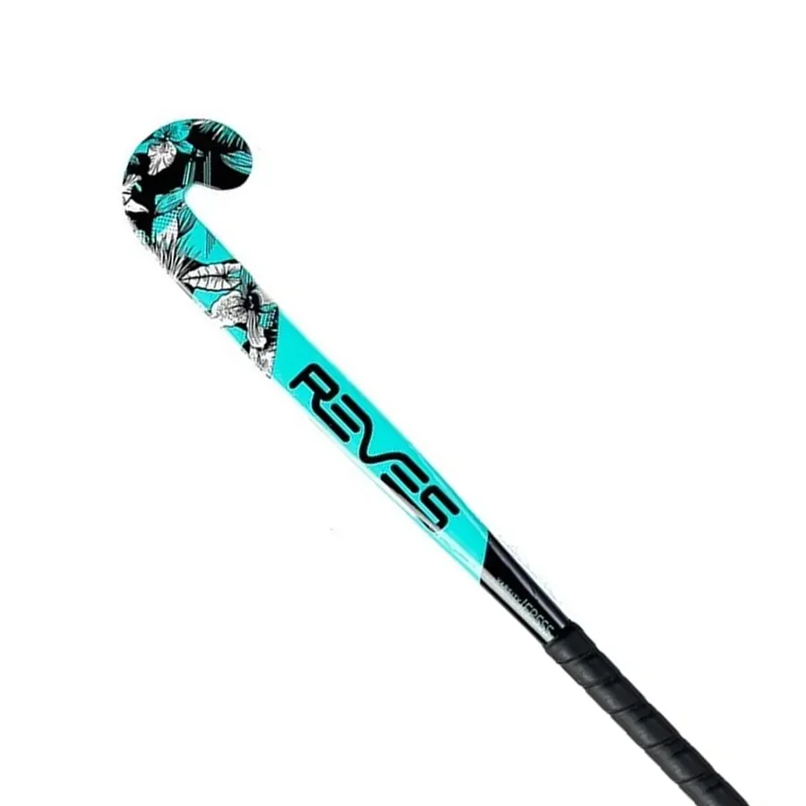Imagen 1 de 4 de Palo De Hockey Reves Varsity Finish Paint-MENTA/NEGRO