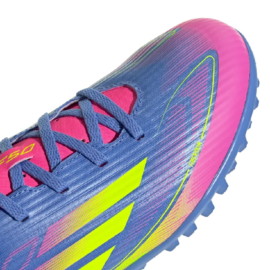 Imagen 5 de 7 de Botines adidas F50 Club Tf-AZUL/AMARILLO FLUOR/ROSA FLUOR