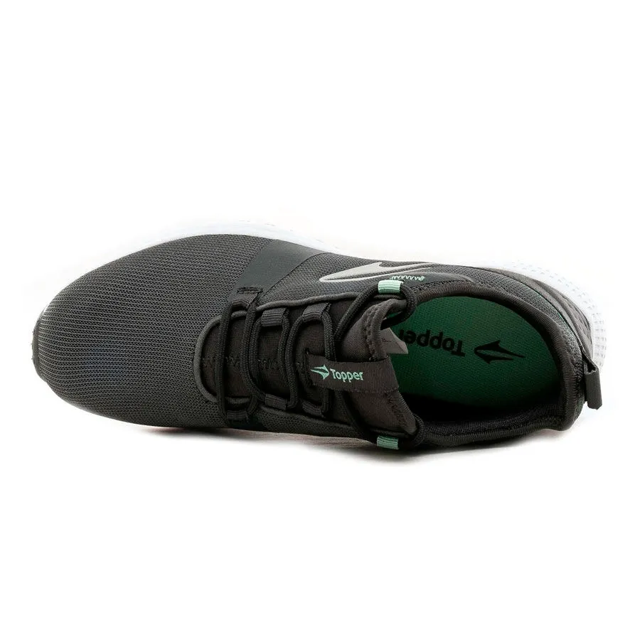 Imagen 3 de 5 de Zapatillas Topper Squat-GRAFITO/VERDE AGUA