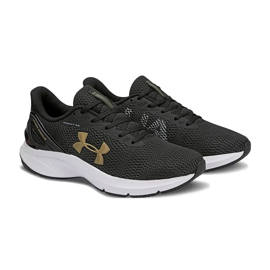 Imagen 2 de 5 de Zapatillas Under Armour Charged Prompt Se-NEGRO/DORADO