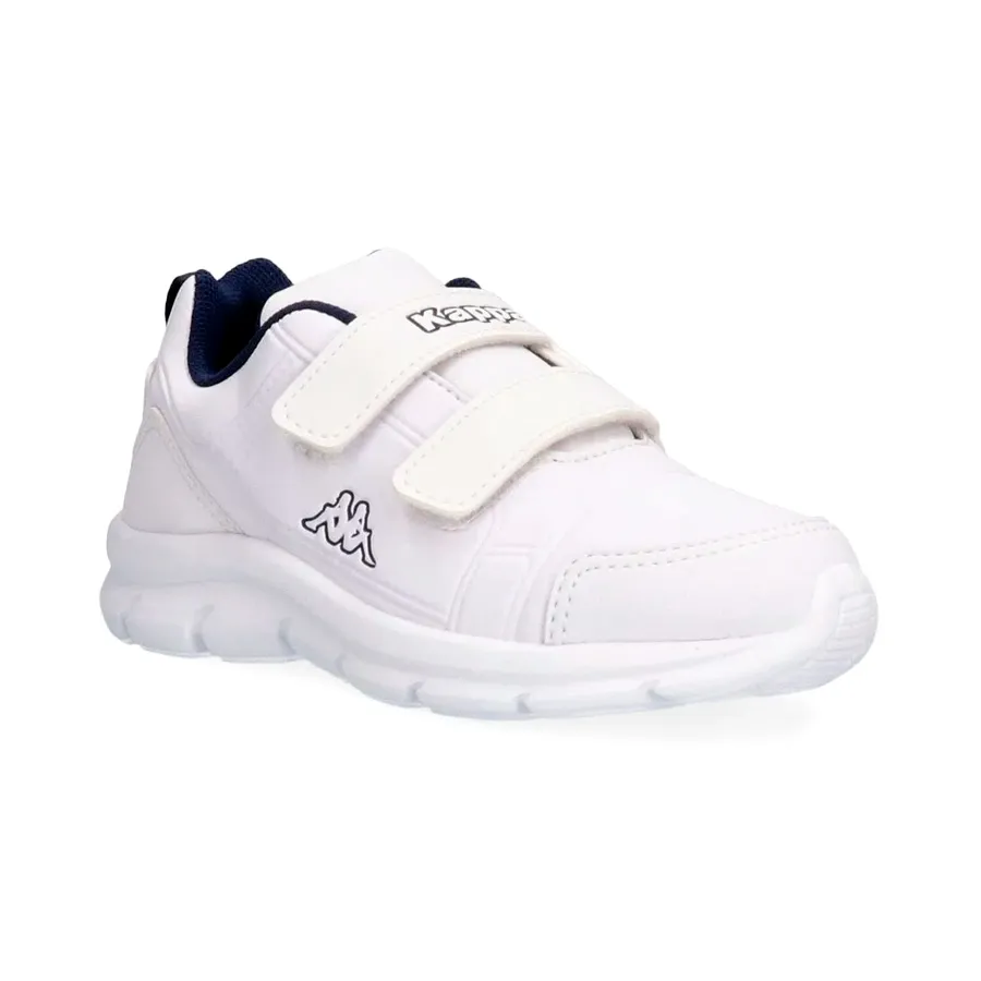 Imagen 2 de 5 de Zapatillas Kappa Colegial I Velcro-BLANCO/AZUL