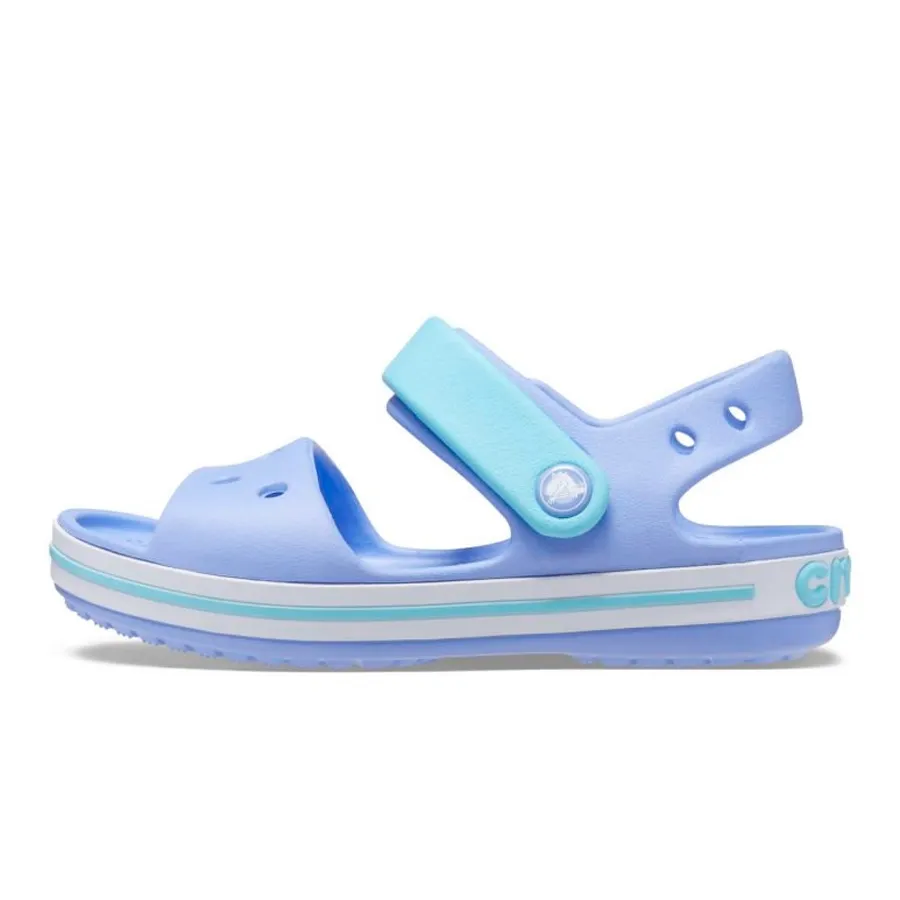 Imagen 2 de 7 de Sandalias Crocs Ojotas  Crocband Kids-LILA/CELESTE